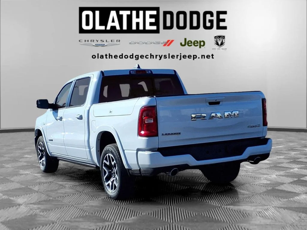 New 2026 Bright White Clear-Coat Exterior Paint RAM Laramie image 3
