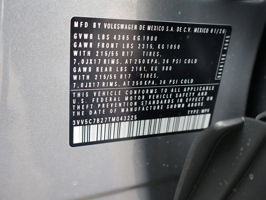 New 2026 Silver Volkswagen 1.5T S image 42