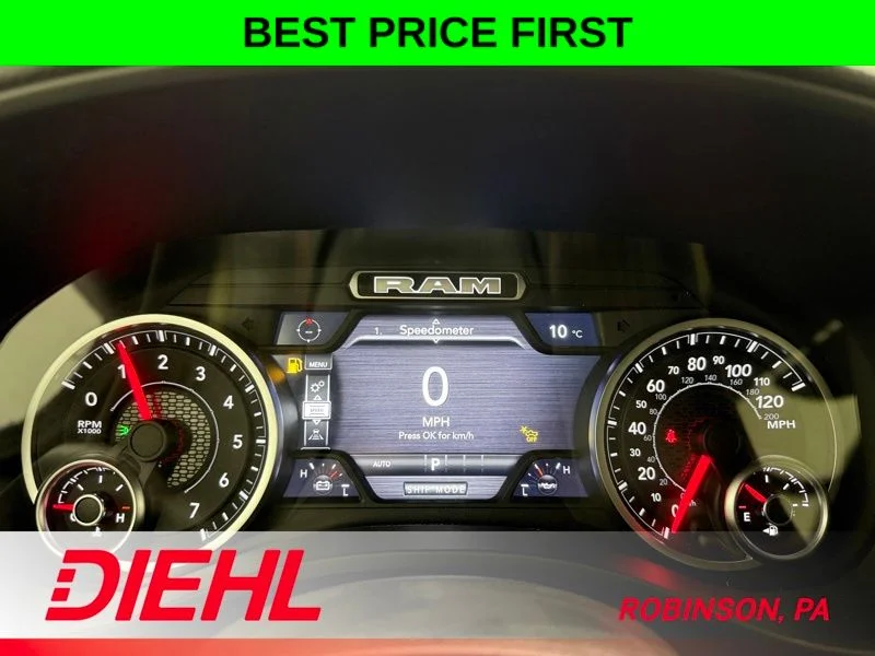 New 2026 Diamond Black Crystal Pearl-Coat Exterior Paint RAM Big Horn/Lone Star image 28