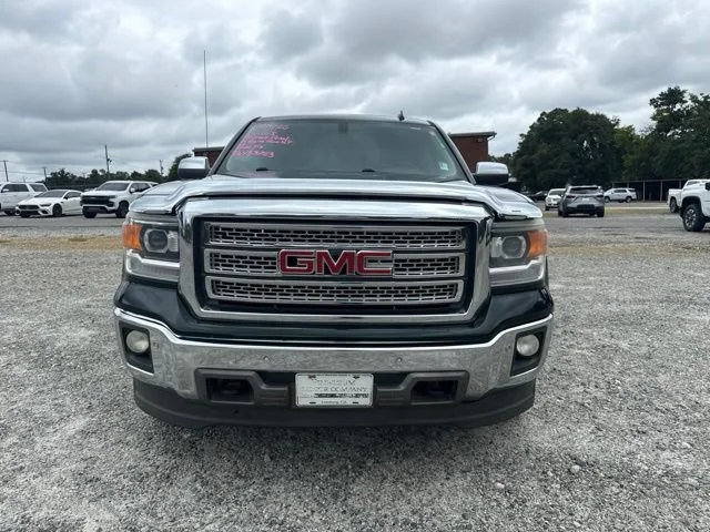 Used 2014 EMERALD GREEN METALLIC GMC SLT image 2