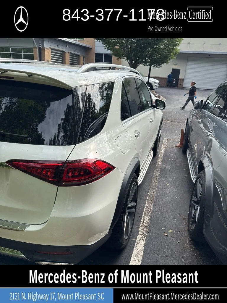 Certified Used 2020 Polar White Mercedes-Benz GLE 350 image 3
