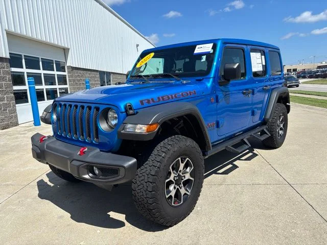 Certified Used 2022 Hydro Blue Pearlcoat Jeep Unlimited Rubicon image 4