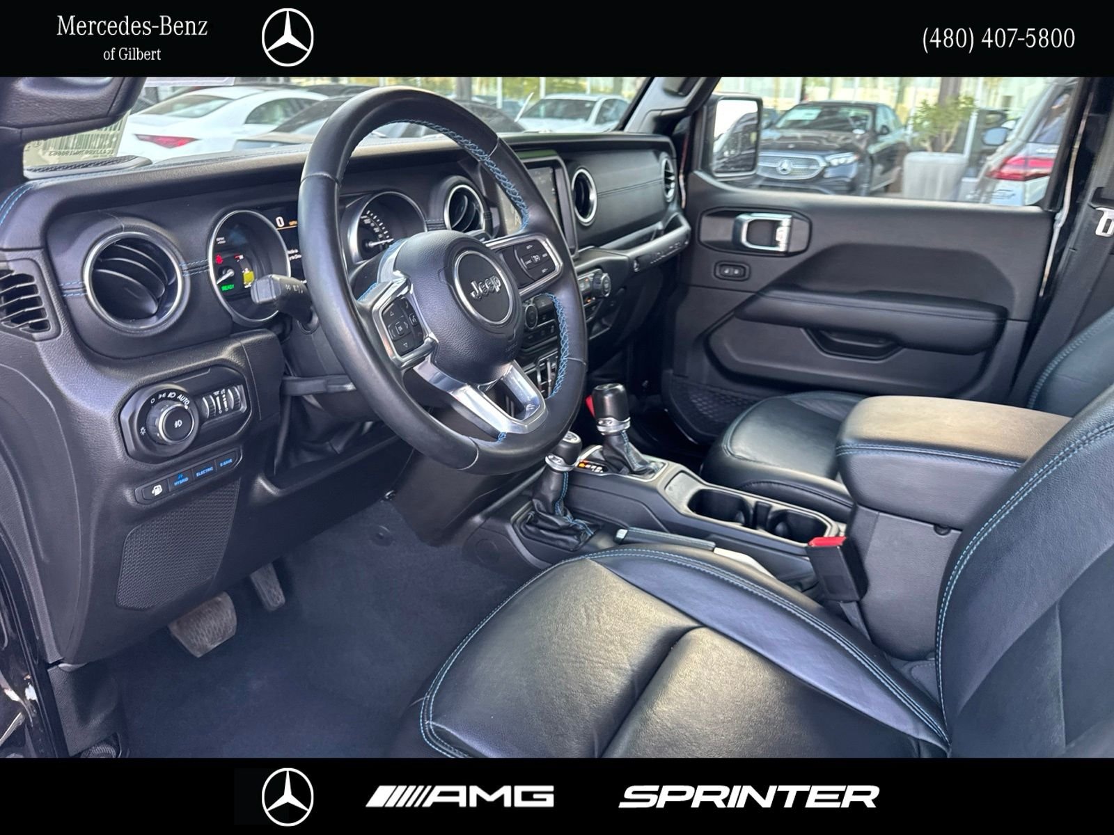 Used 2022 Black Jeep Unlimited Rubicon 4xe image 12