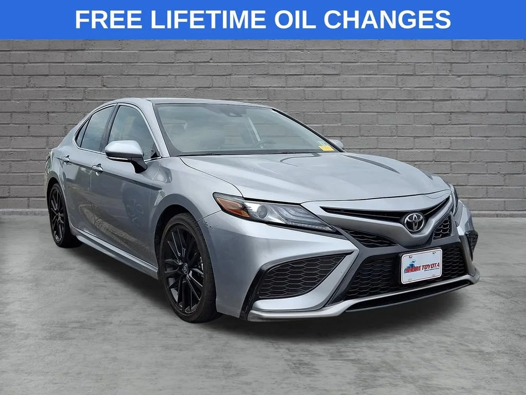 Used 2022 Silver Toyota XSE AWD image 1