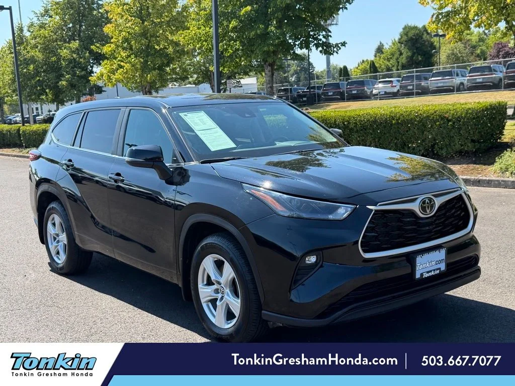 Used 2024 Midnight Black Metallic Toyota LE image 1