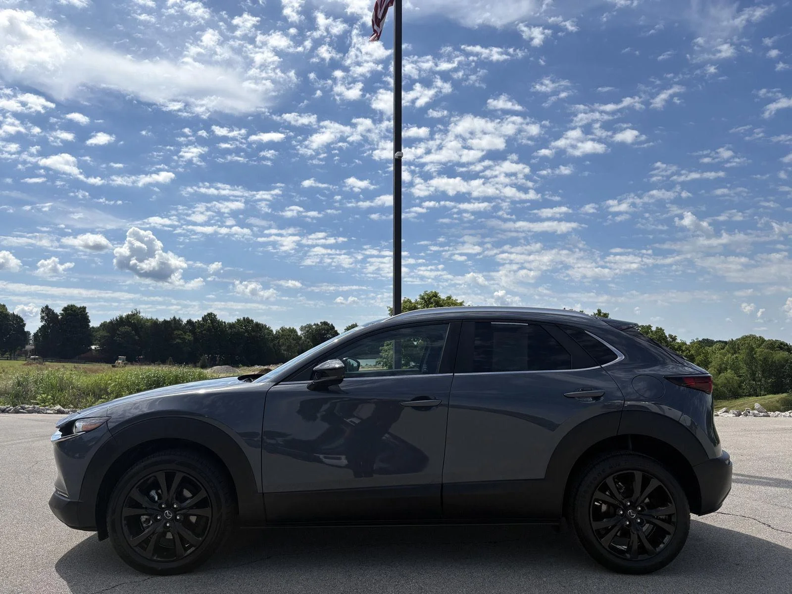 Used 2025 Polymetal Gray Metallic Mazda 2.5 S Carbon Edition image 19