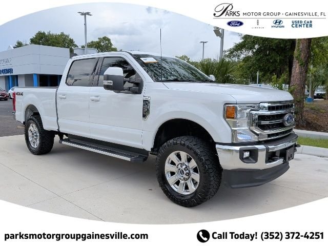 Used 2021 White Ford Lariat image 1