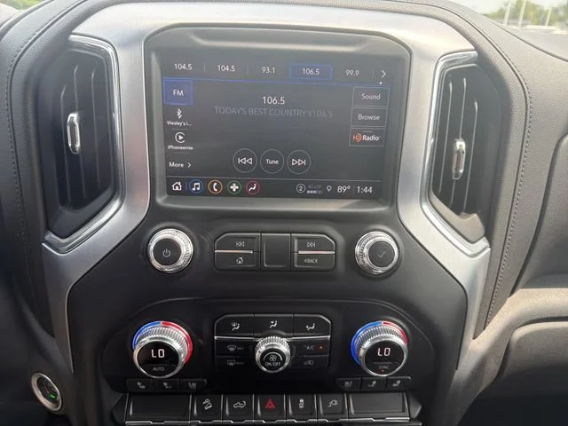 Used 2021 PACIFIC BLUE METALLIC GMC SLT image 22