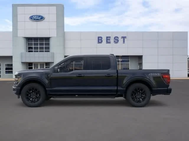 New 2026 Agate Black Metallic Ford XLT image 3