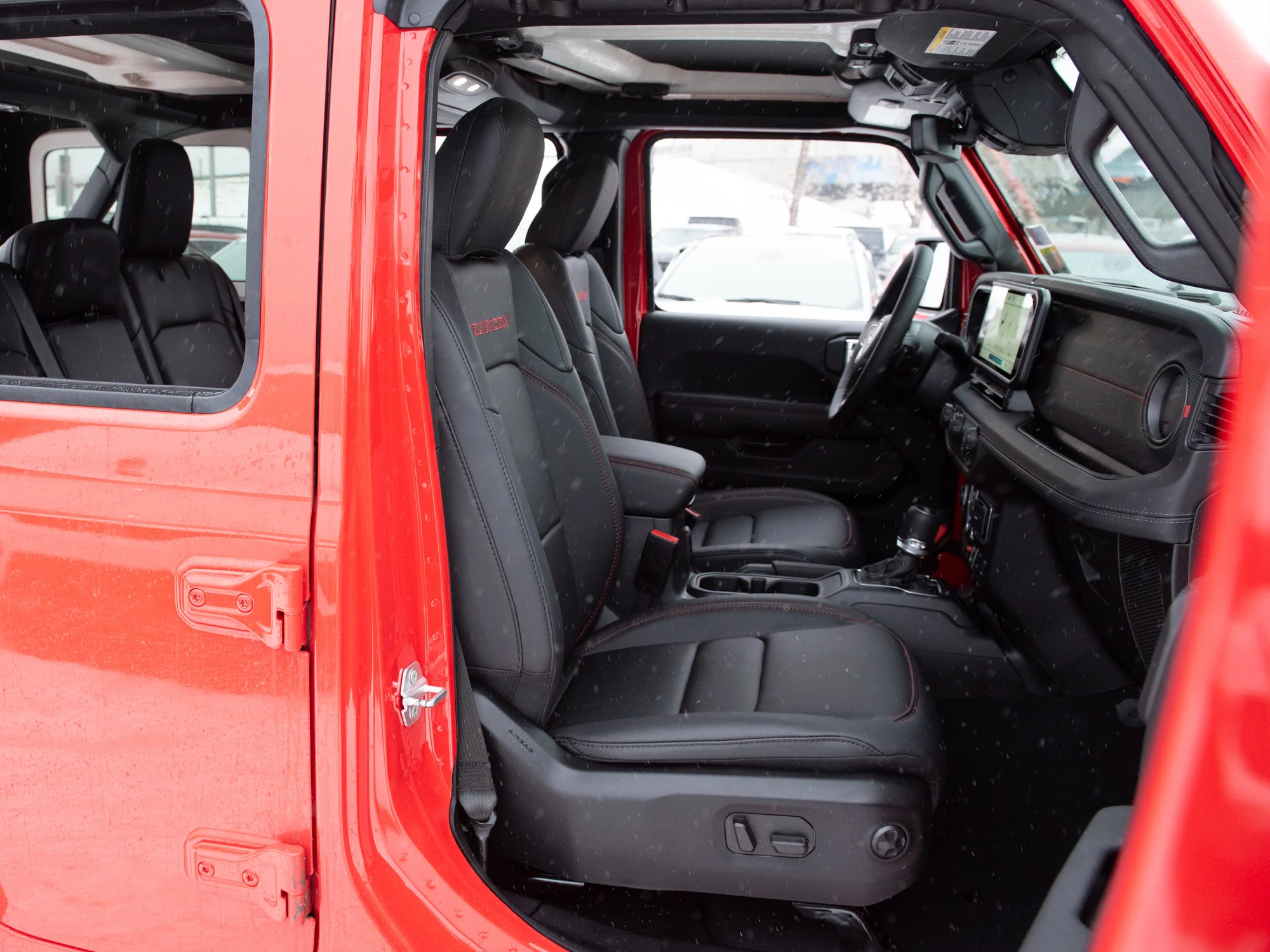 New 2026 Red Jeep Rubicon X*, 35 Inch Tires, Steel Bumpers, Nappa Leather image 23