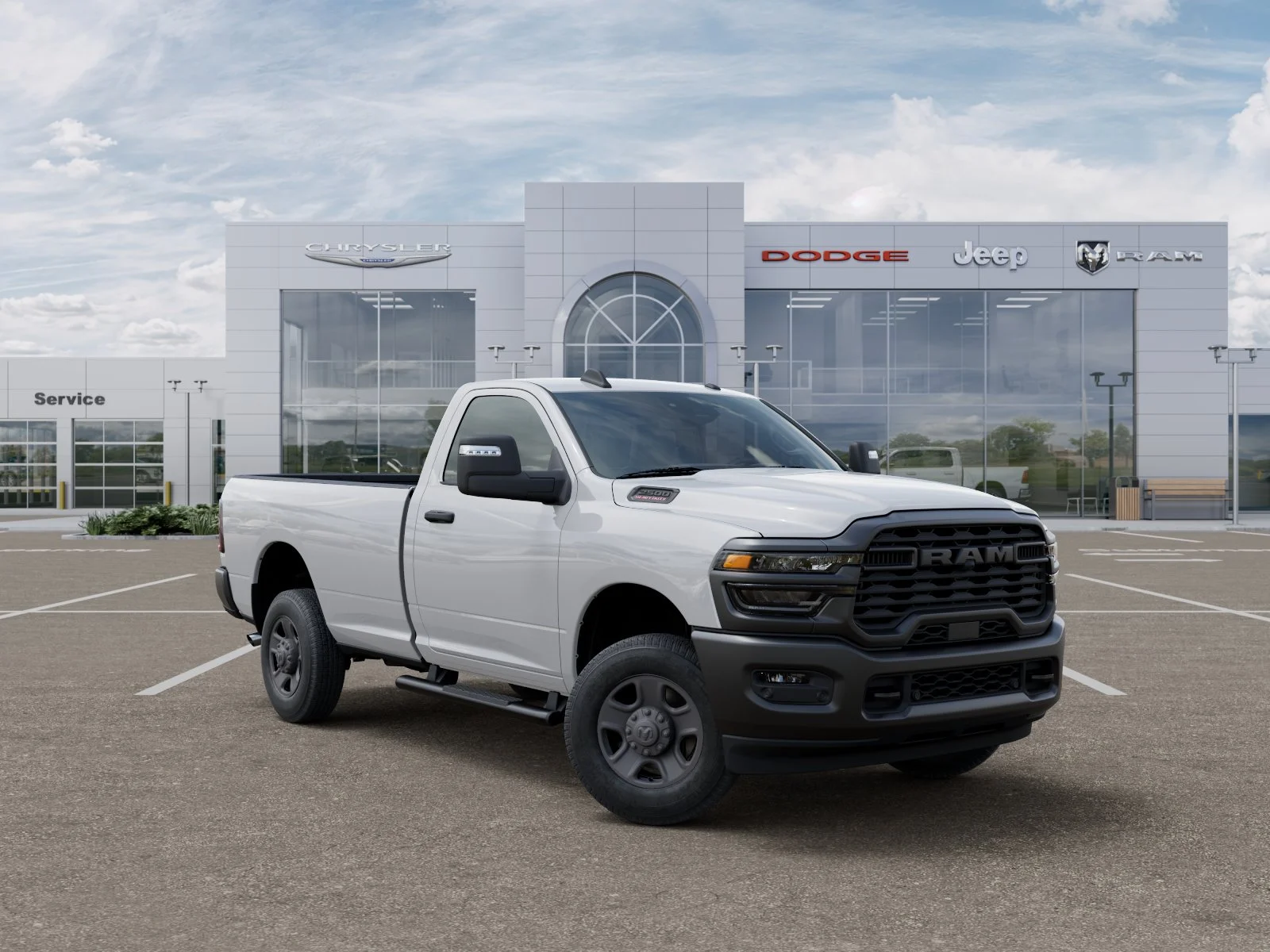 New 2025 Bright White Clear-Coat Exterior Paint RAM Tradesman image 16