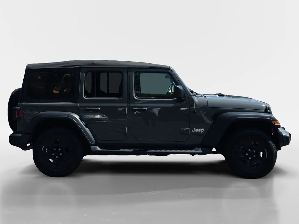 Used 2021 Sting-Gray Clearcoat Jeep Unlimited Sport image 3