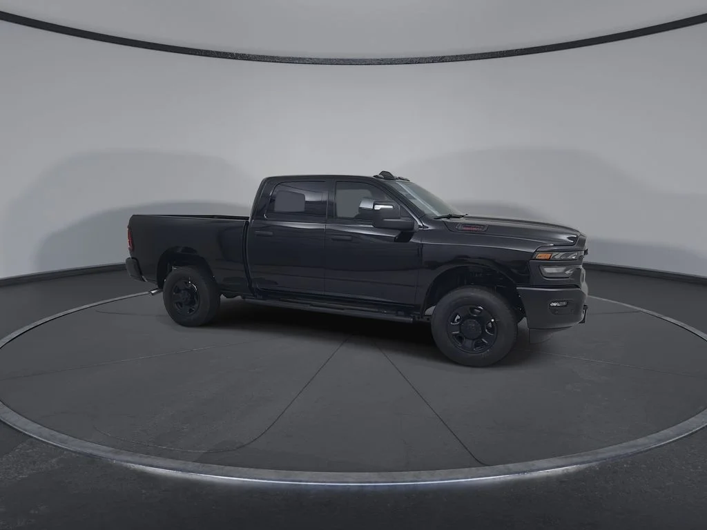 New 2026 Diamond Black Crystal Pearl-Coat Exterior Paint RAM Tradesman image 17
