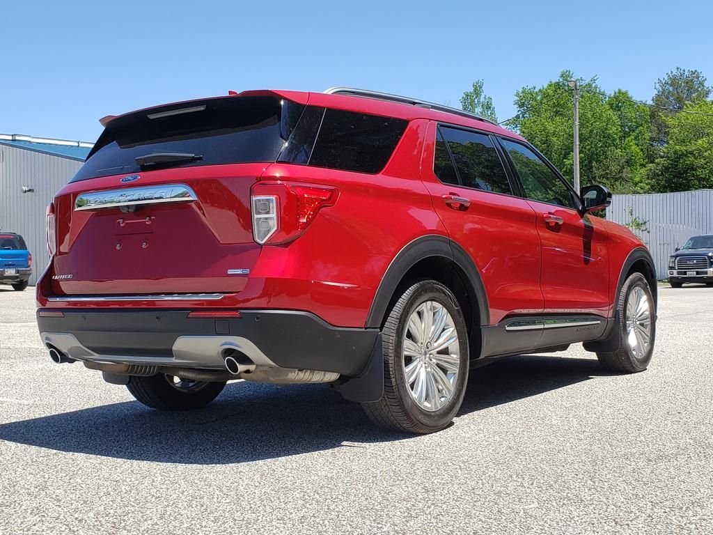 Used 2020 Red Metallic Ford Limited 4x4 Heated Leather Nav Moonroof 2.3 Ecoboo image 3