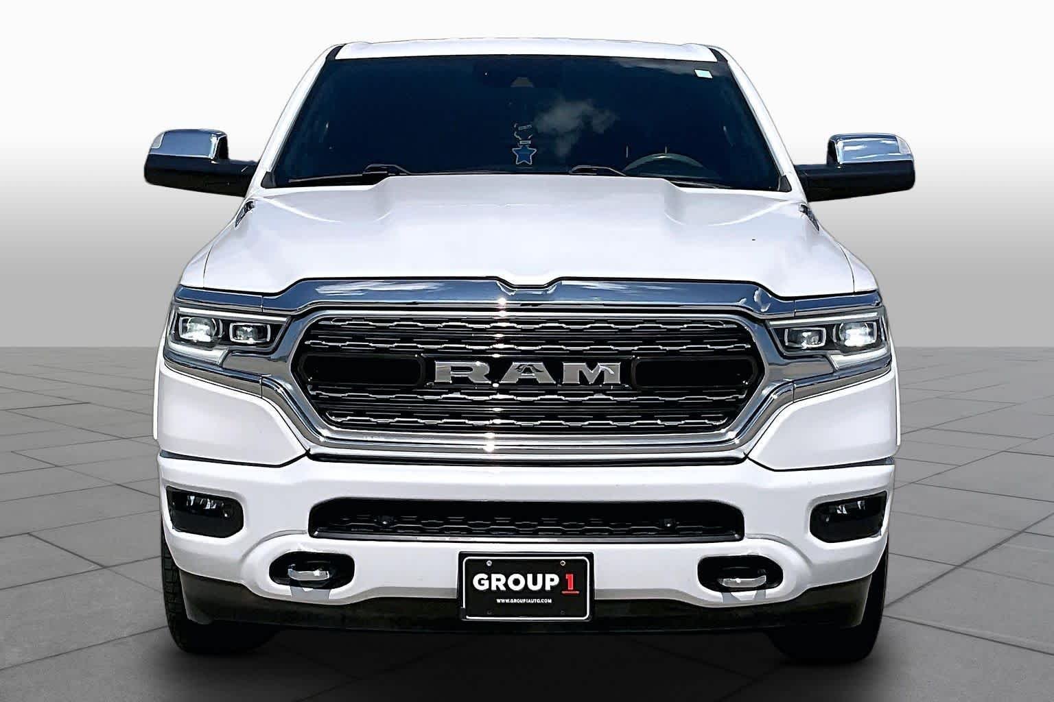 Used 2019 Ivory White Tri-Coat Pearlcoat Ram Limited image 3