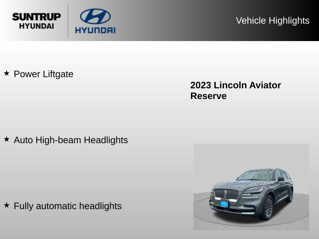 Used 2023 Gray Metallic Lincoln Reserve image 16