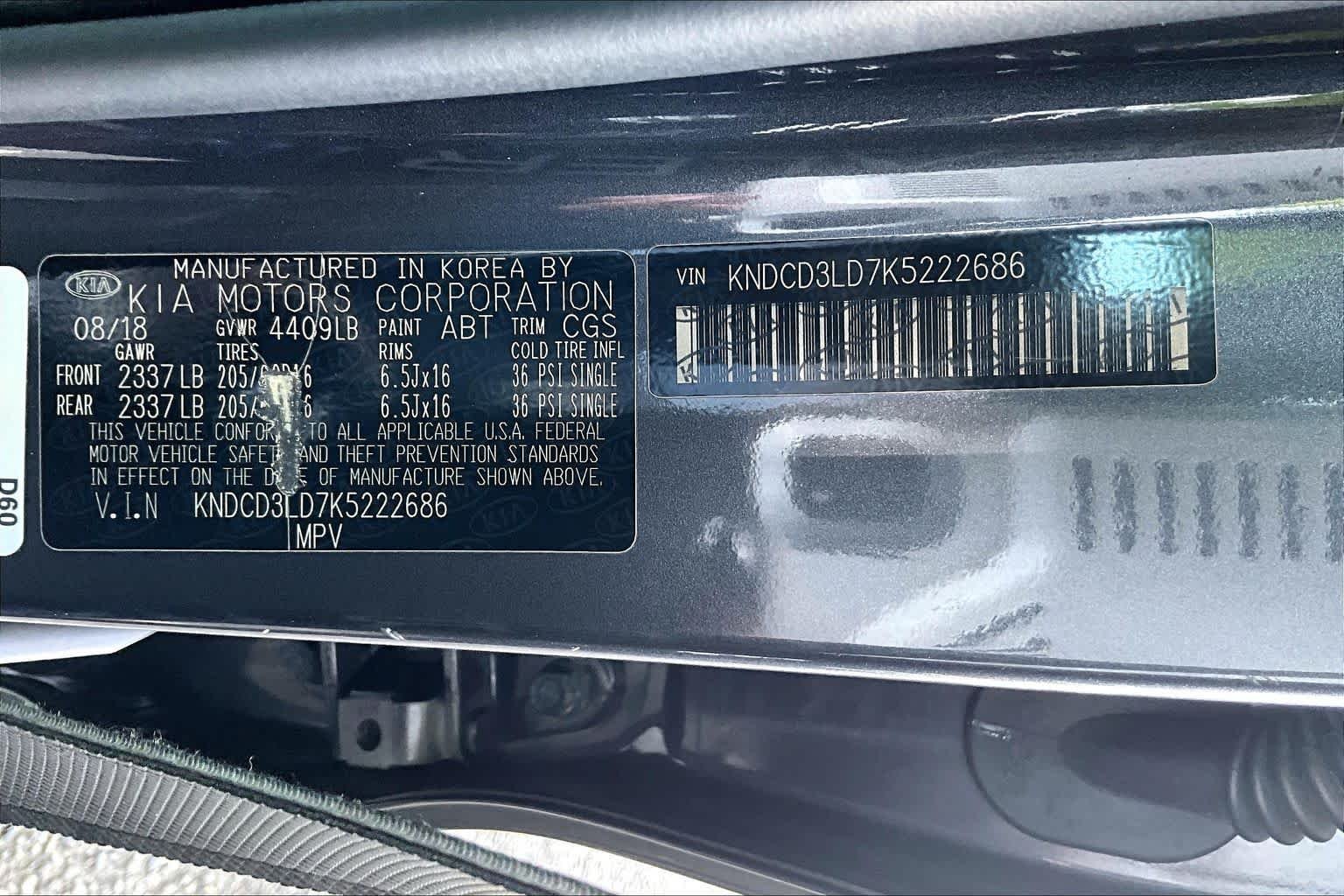 Used 2019 Platinum Graphite Kia EX image 36