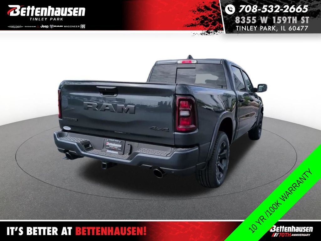 New 2026 Forged Blue Metallic Exterior Paint RAM Big Horn image 7