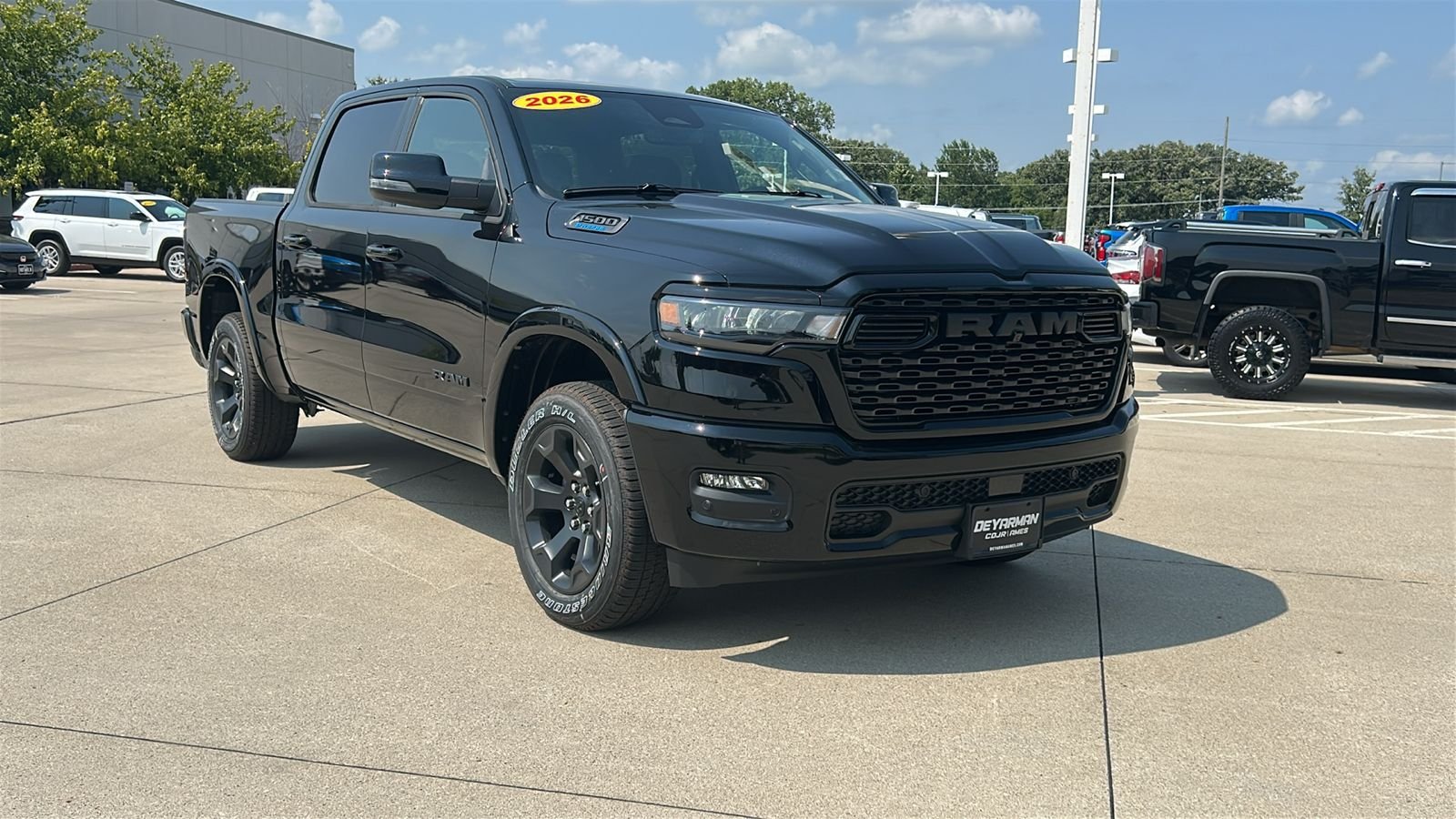 New 2026 Diamond Black Crystal Pearlcoat RAM Big Horn/Lone Star image 2
