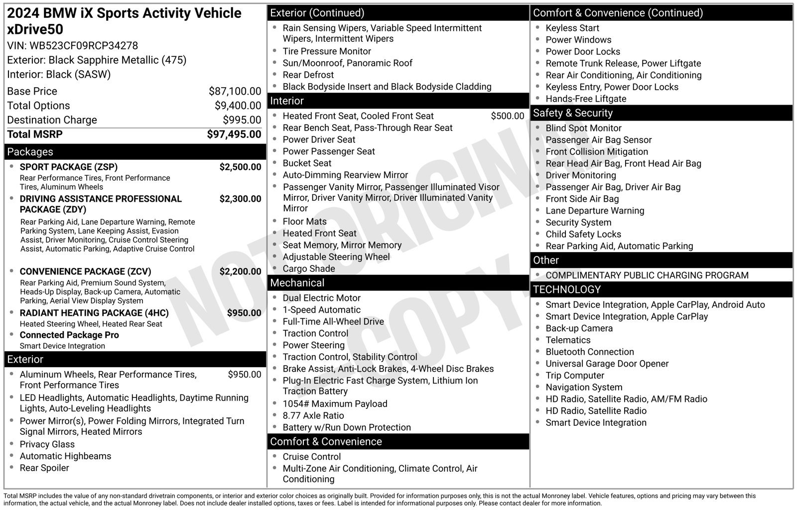Certified Used 2024 Black BMW xDrive50 image 2