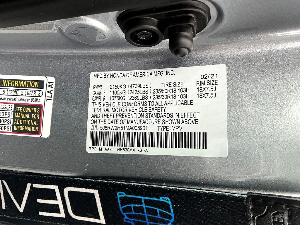 Used 2021 Silver Honda EX image 20