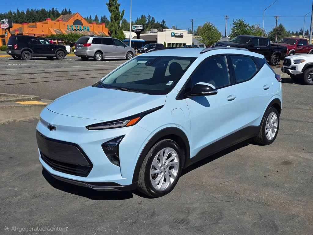 Used 2022 ICE BLUE METALLIC Chevrolet LT image 3