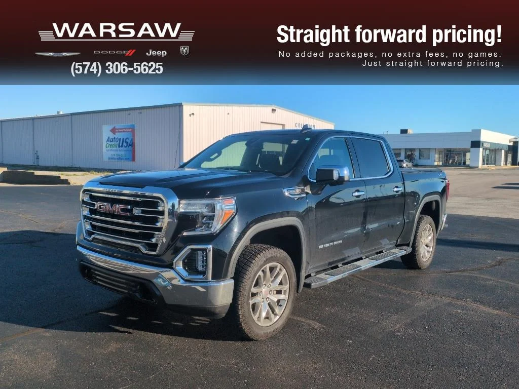 Used 2021 Onyx Black GMC SLT image 1