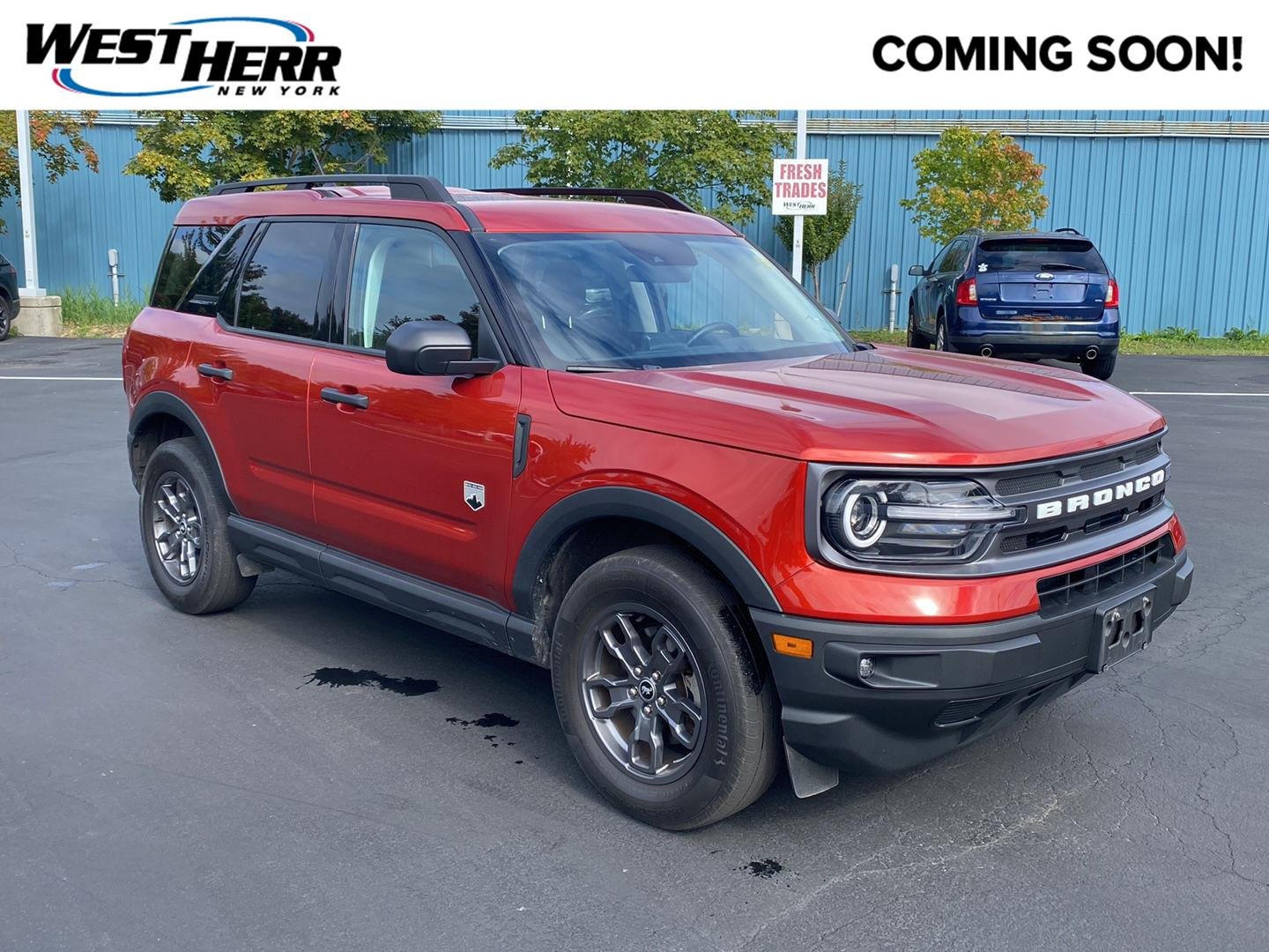Used 2023 Hot Pepper Red Tinted Clearcoat Ford Big Bend image 1
