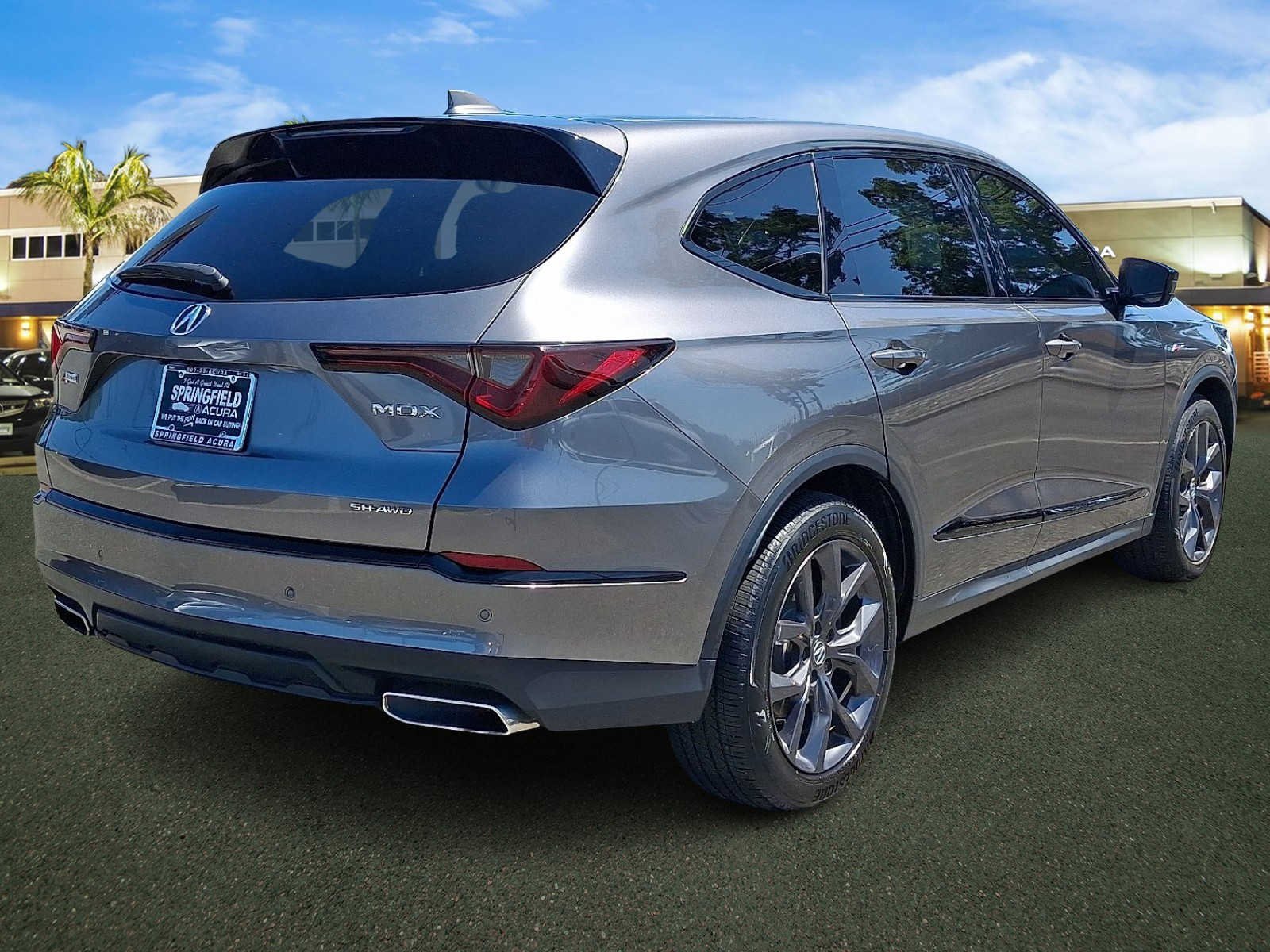Certified Used 2024 Liquid Carbon Metallic Acura SH-AWD A-SPEC image 7