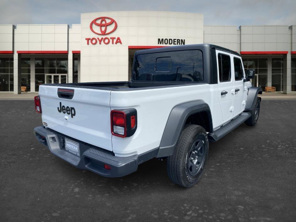 Used 2024 Bright White Clearcoat Jeep Sport image 5