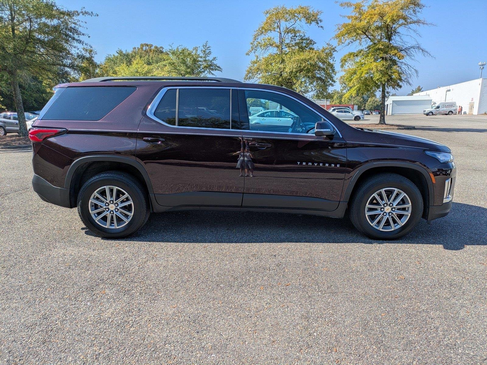 Used 2023 Black Cherry Metallic Chevrolet LT Cloth image 3