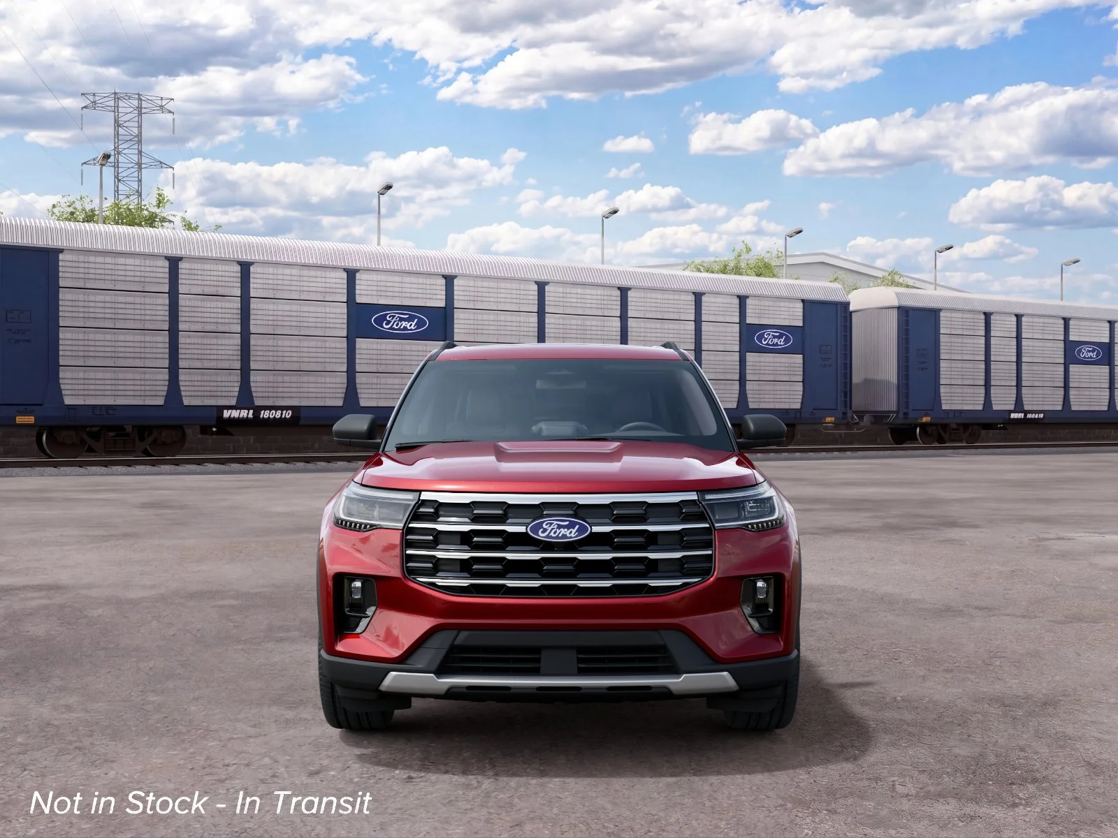 New 2027 Ruby Red Metallic Tinted Clearcoat Ford Active image 3