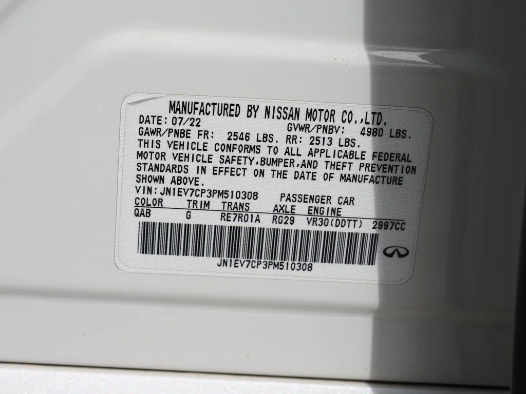 Certified Used 2023 White INFINITI SENSORY image 42