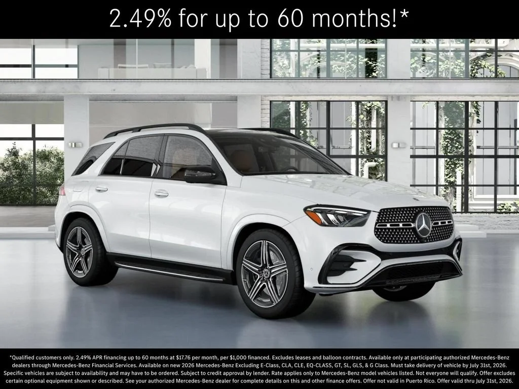 New 2026 MANUFAKTUR Moonlight White Metallic Mercedes-Benz GLE 450 image 11