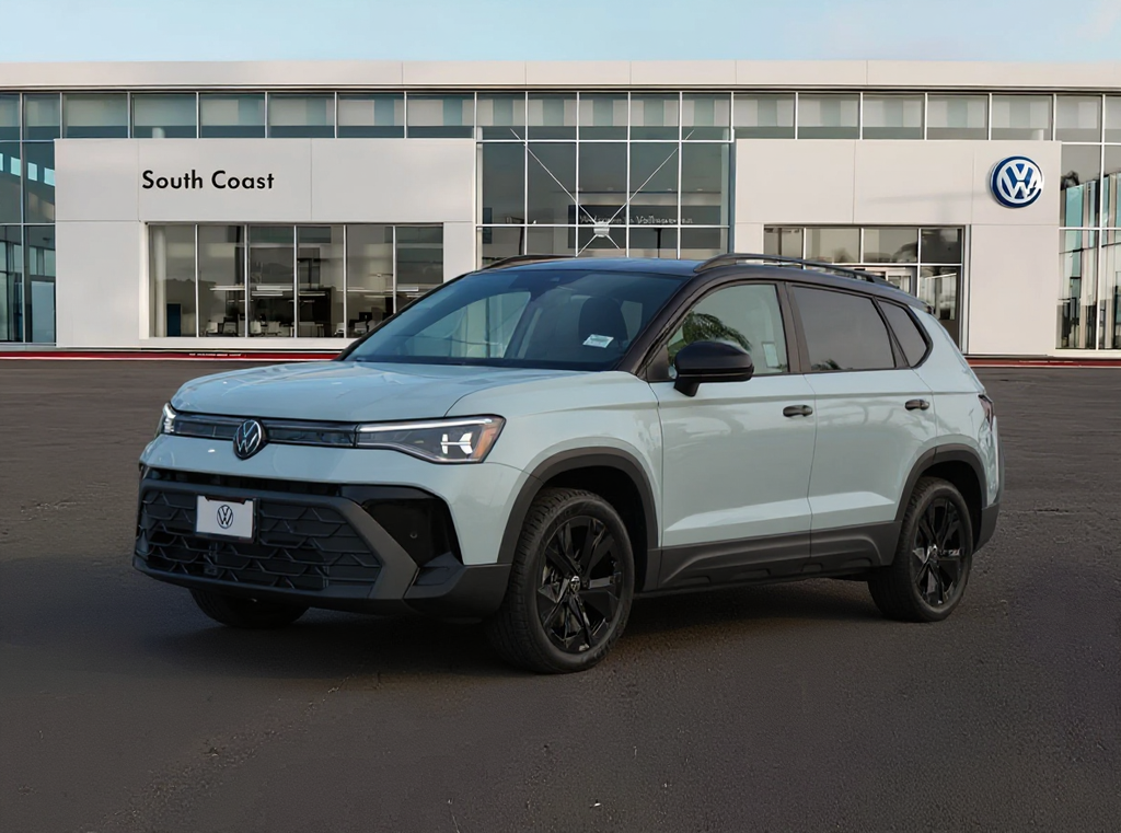 New 2026 Monument Gray W/Deep Black Roof Volkswagen 1.5T SE Black image 1