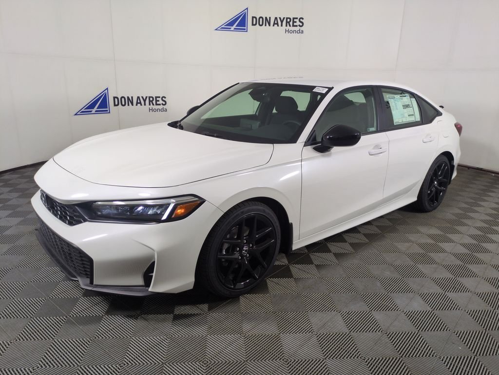 New 2026 Platinum White Pearl Honda Sport image 1