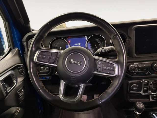Used 2022 Blue Pearl Jeep Unlimited Sahara 4xe image 12