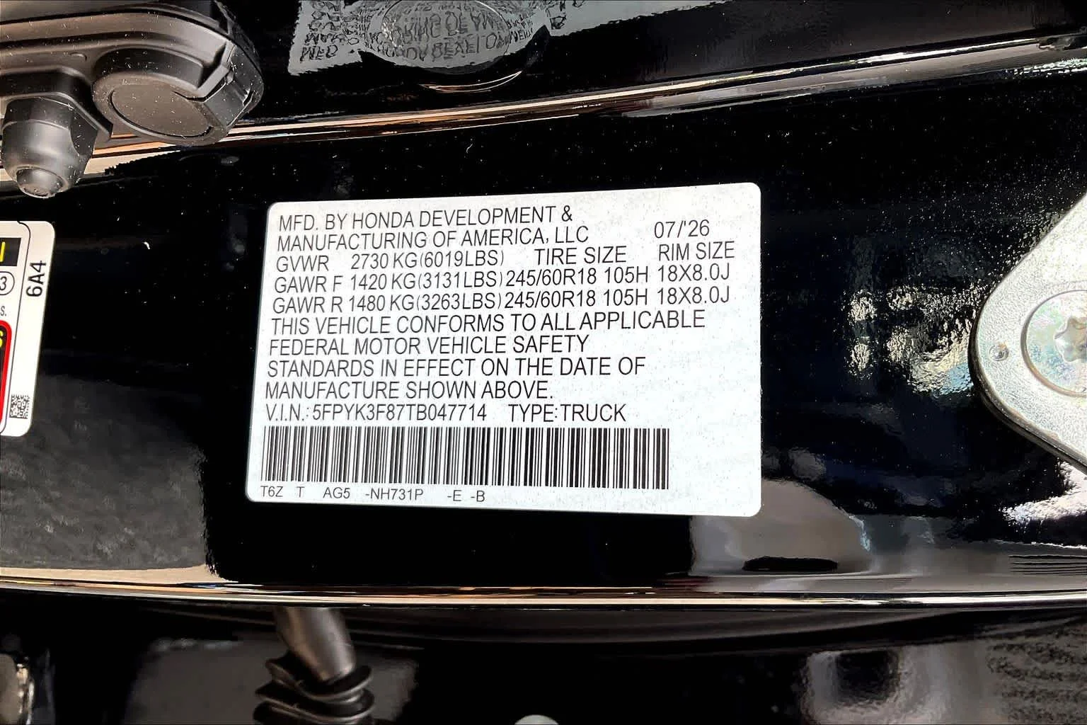 New 2026 Crystal Black Pearl Honda Black Edition image 19