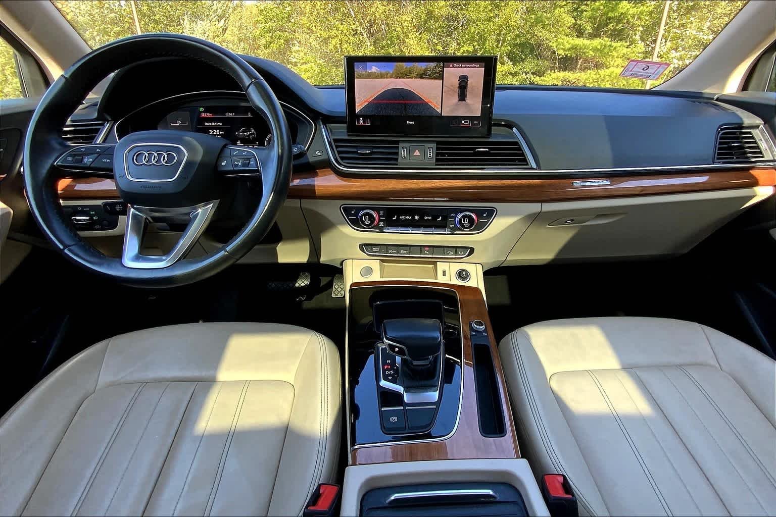 Used 2021 Glacier White Metallic Audi Premium Plus image 16