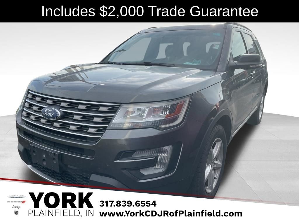 Gray 2017 Ford Explorer XLT AWD SUV / Crossover All-Wheel Drive