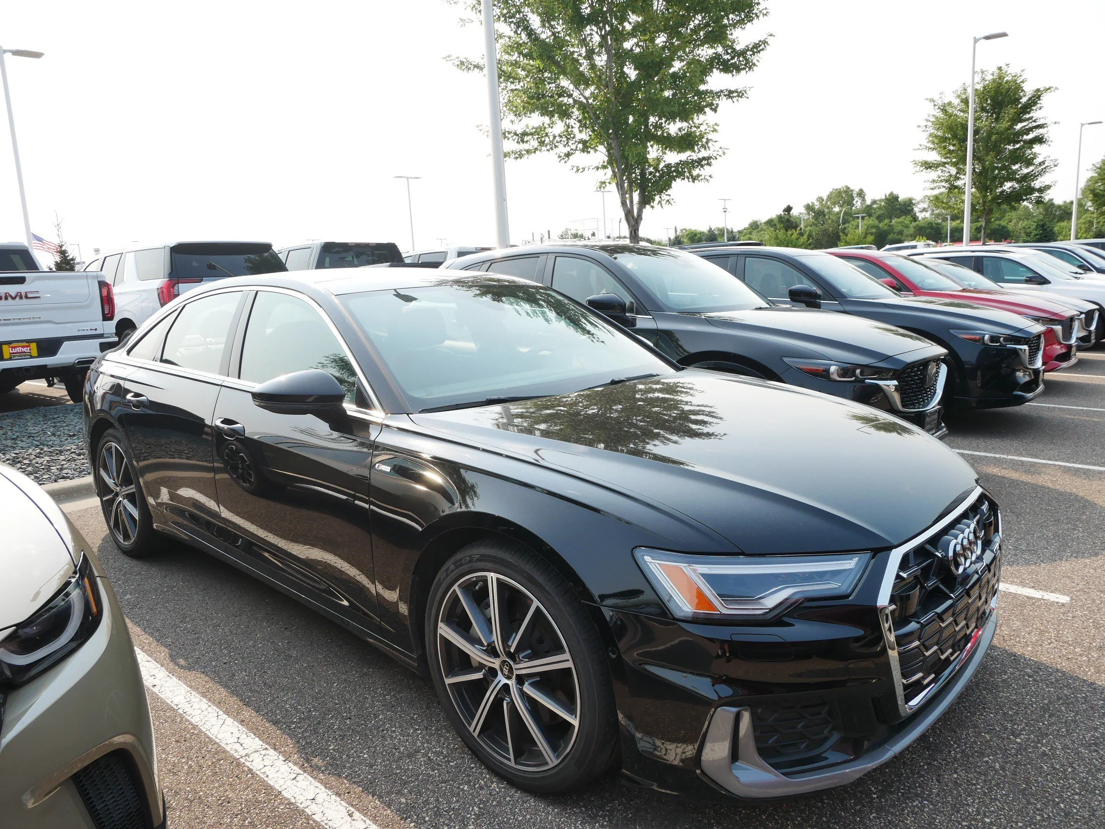 Used 2024 Mythos Black Metallic Audi Premium Plus image 1