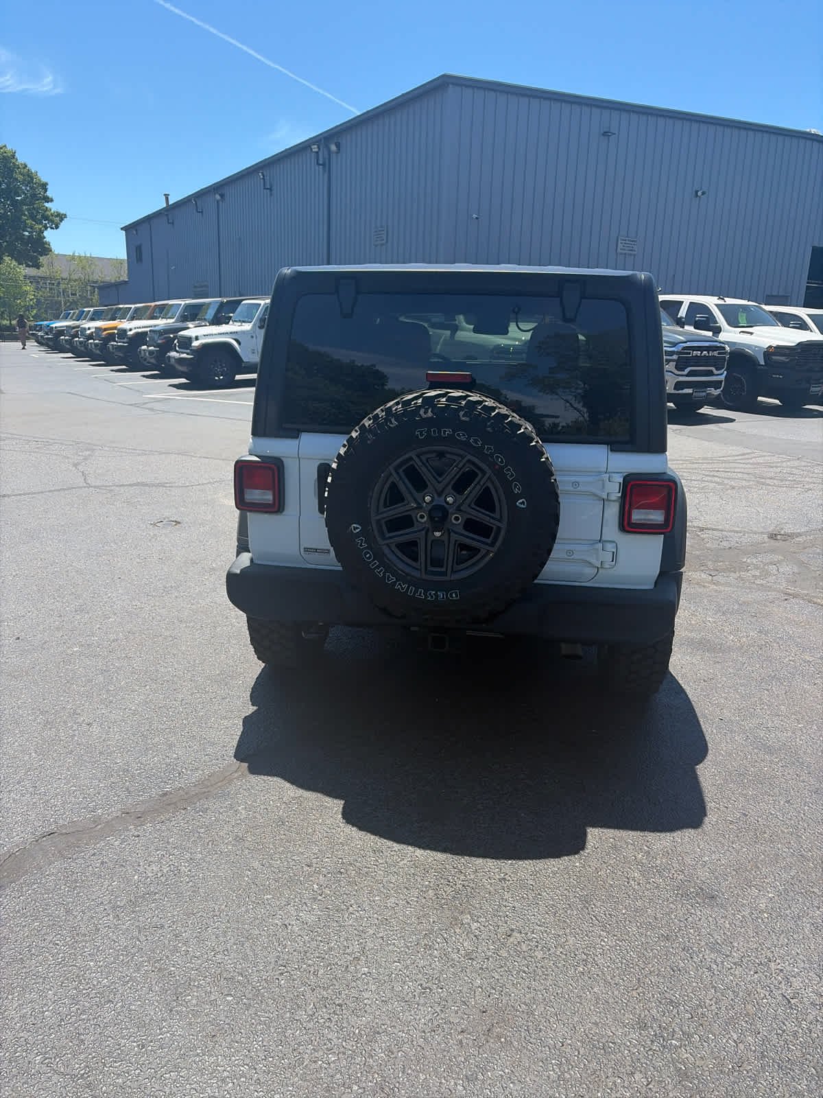 Used 2024 Bright White Clearcoat Jeep Sport S image 7