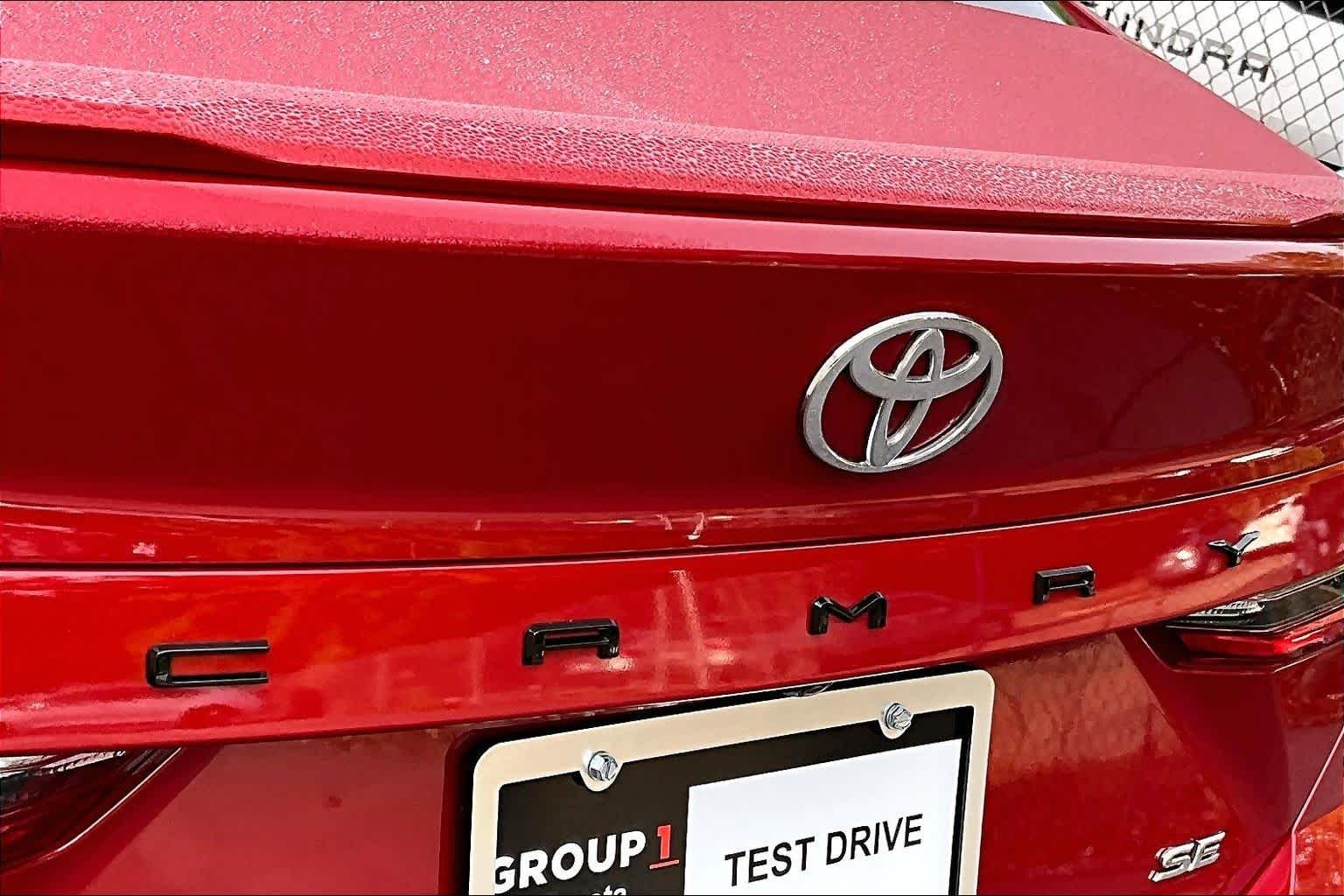 Used 2025 Supersonic Red Toyota SE image 30
