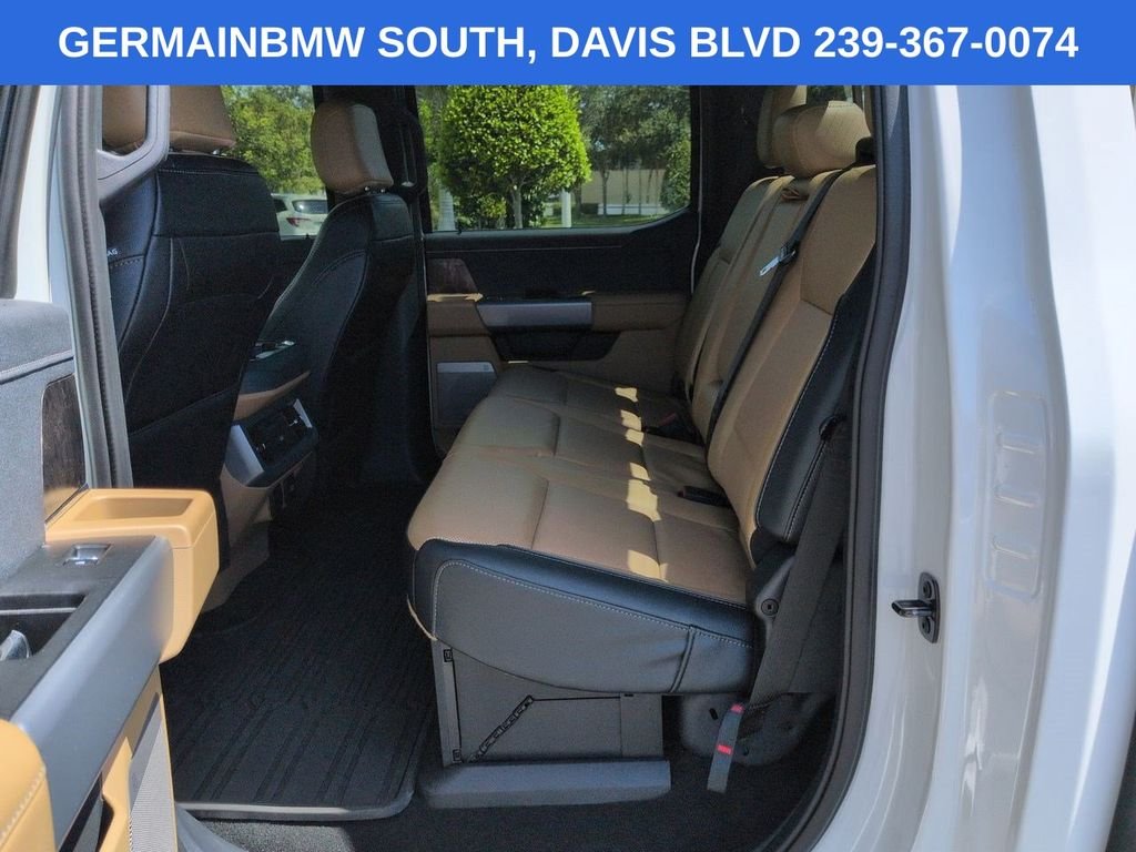 Used 2024 White Metallic Ford Lariat image 16
