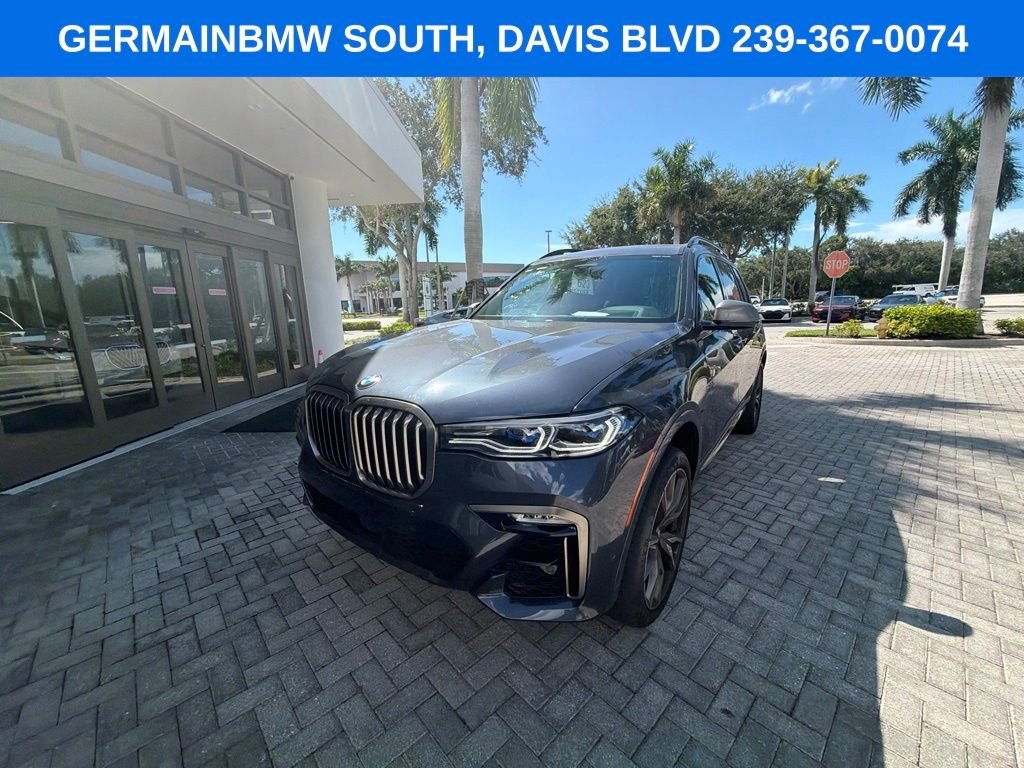 Used 2020 Gray Metallic BMW M50i image 1