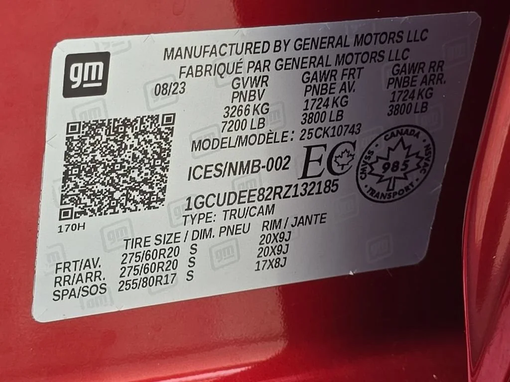 Used 2024 Radiant Red Tintcoat Chevrolet RST image 35