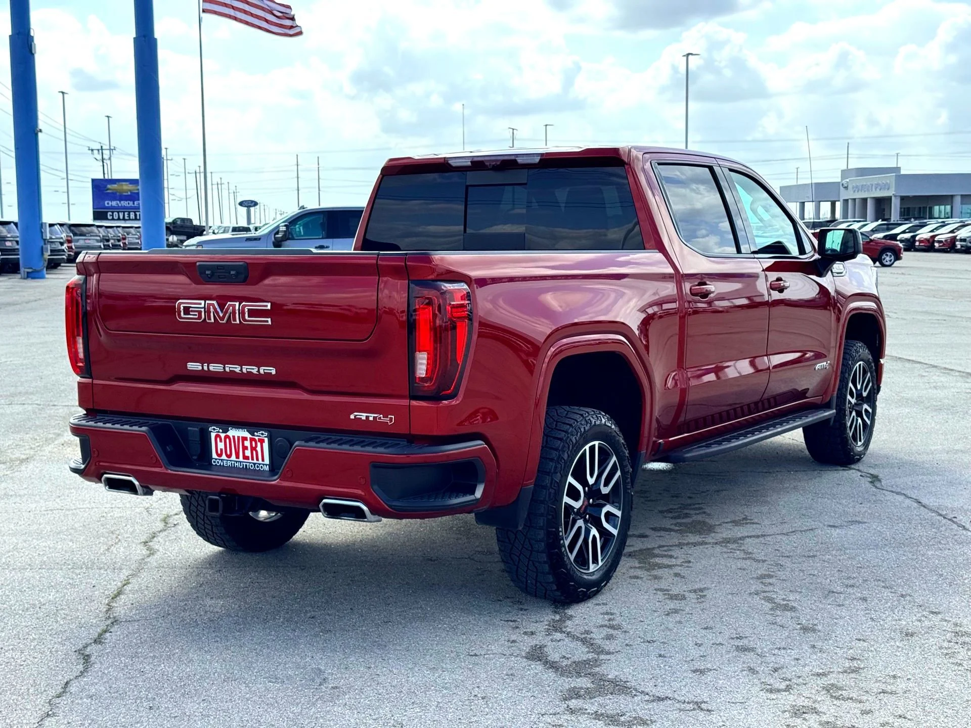 Used 2024 Volcanic Red Tintcoat GMC AT4 image 8
