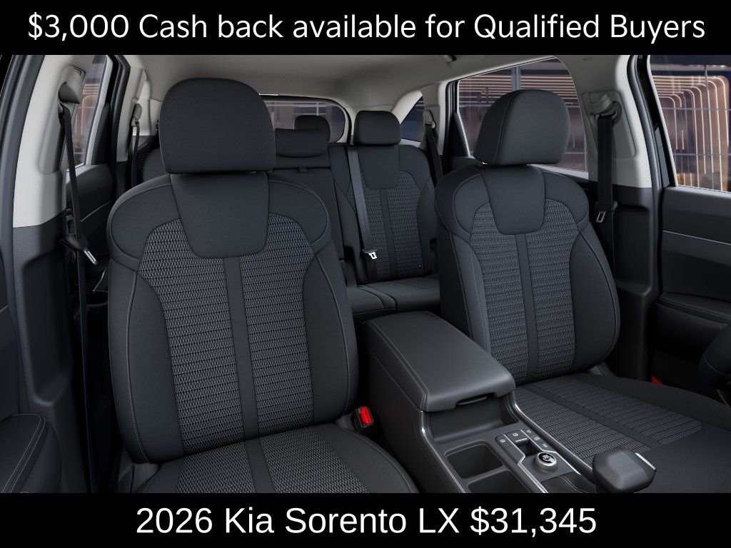 New 2026 Ebony Black Kia LX image 15