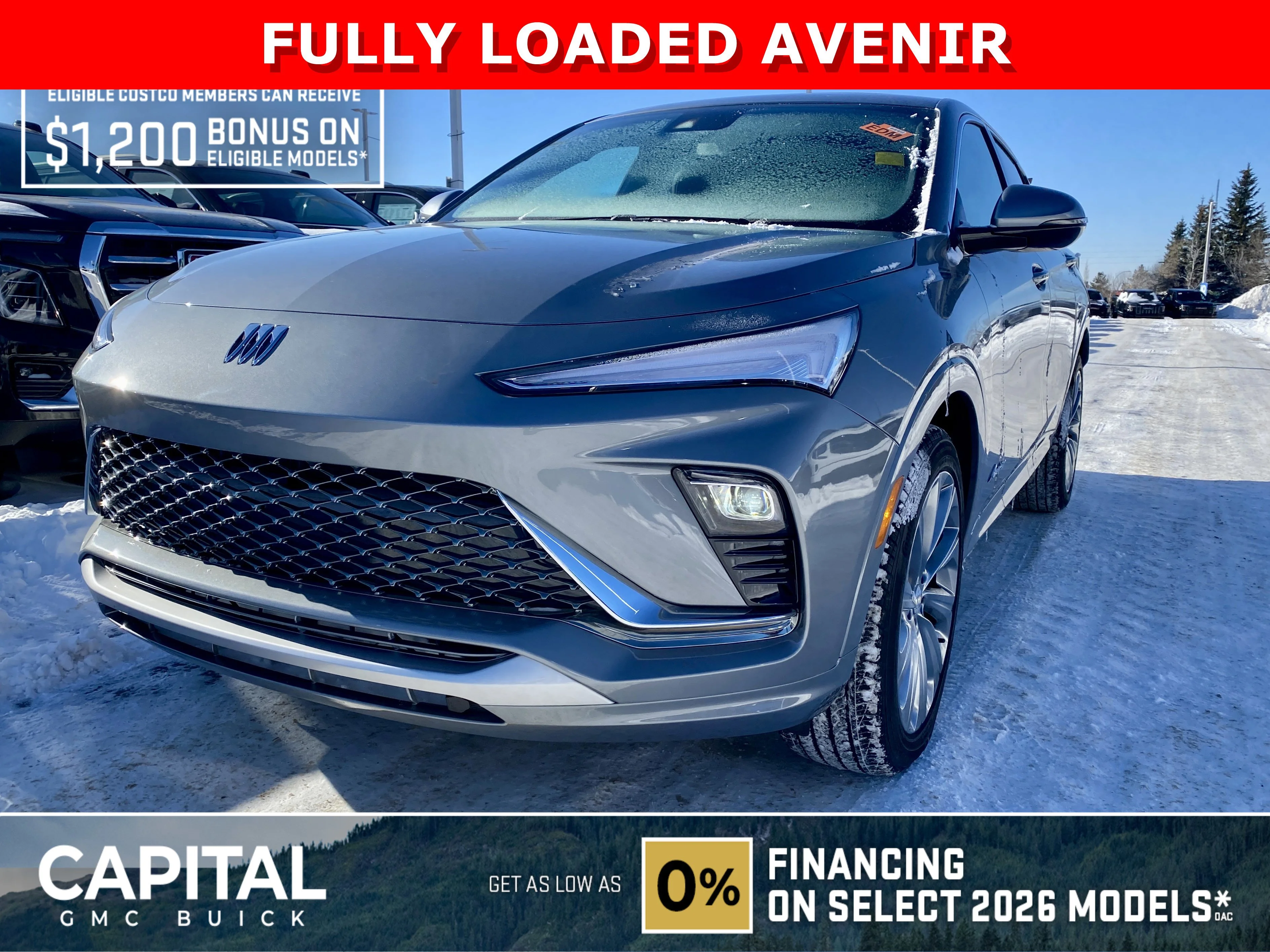 New 2026 MOONSTONE GREY METALLIC Buick Avenir image 1