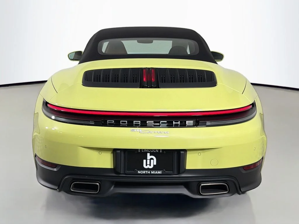 Used 2025 Yellow Porsche Carrera image 6